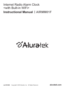 Handleiding Aluratek AIRMM01F Wekkerradio