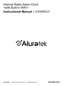 Handleiding Aluratek AIRMM02F Wekkerradio