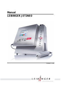 Manual Leibinger JET2 Neo Printer