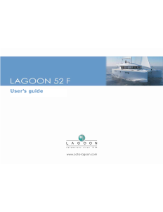 Handleiding Lagoon 52 F Boot