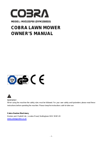 Manual Cobra MX515SPBI Lawn Mower