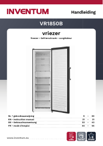 Mode d’emploi Inventum VR1850B Congélateur