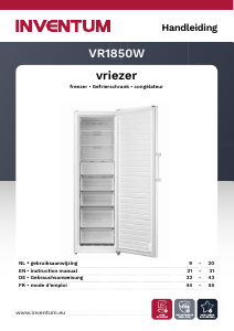 Mode d’emploi Inventum VR1850W Congélateur