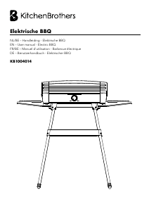 Manual KitchenBrothers KB1004014 Barbecue