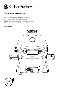 Manual KitchenBrothers KB1004017 Barbecue