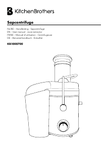 Manual KitchenBrothers KB1000700 Juicer
