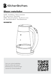 Bedienungsanleitung KitchenBrothers KB1000720 Wasserkocher
