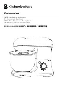 Mode d’emploi KitchenBrothers KB1004046 Robot sur socle
