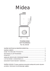 Instrukcja Midea MJ-BL1501W Blender