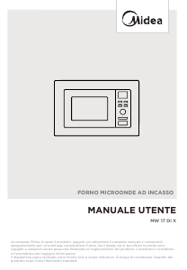 Manual Midea MW 17 DI X Microwave