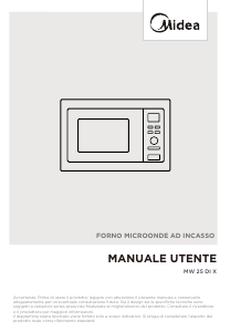 Manuale Midea MW 25 DI X Microonde