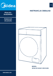 Instrukcja Midea MF200D80WB/W-PL Pralko-suszarka