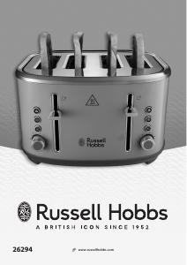 Manual Russell Hobbs 26294 Toaster