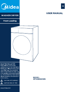 Manual Midea MF20ED80WB/1 Washer-Dryer
