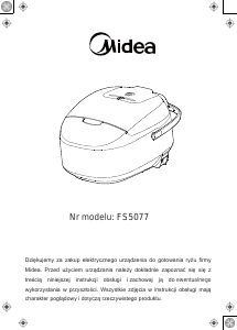 Instrukcja Midea MB-FS5077 Kuchenka ryżu