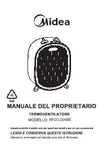 Manual de uso Midea NF20-20ABE Calefactor