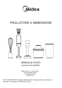 Manuale Midea MJ-BH1001W Frullatore a mano