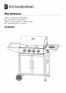 Manual KitchenBrothers KB1004020 Barbecue