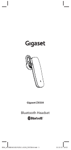 Käyttöohje Gigaset ZX530 Kuulokemikrofoni
