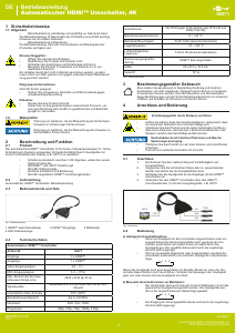 Bedienungsanleitung Goobay 58971 HDMI-Umschalter