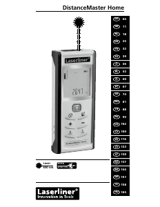 Manual de uso Laserliner DistanceMeter Home Medidor láser