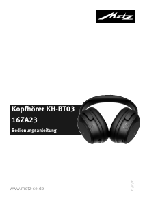 Bedienungsanleitung Metz KH-BT03 Kopfhörer