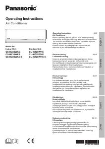 Käyttöohje Panasonic CS-HZ25WKE Ilmastointilaite