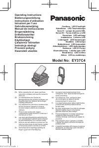 Brugsanvisning Panasonic EY37C4 Lommelygte