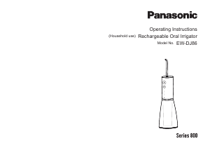 Manuale Panasonic EW-DJ86 Interdentale