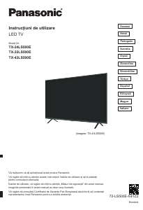 Manuale Panasonic TX-43LS500E LED televisore