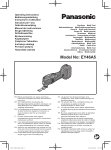 Manuale Panasonic EY46A5 Utensile multifunzione