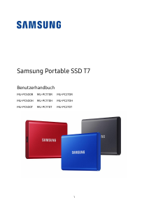 Bedienungsanleitung Samsung MU-PC500R T7 SSD