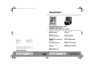 Manuál SilverCrest SHLF 1000 D1 Fritéza