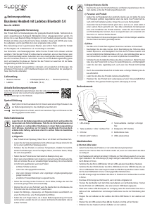 Mode d’emploi Sygonix 2299029 Headset