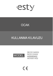 Kullanım kılavuzu Esty AS5050X02 Ocak