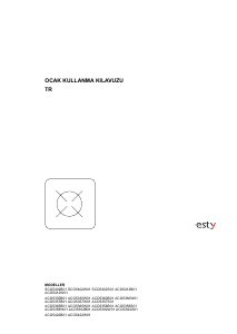 Kullanım kılavuzu Esty SCO5402W01 Ocak