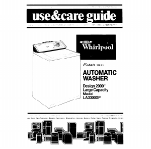 Bruksanvisning Whirlpool LA3300XP Tvättmaskin