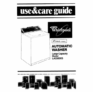 Bruksanvisning Whirlpool LA3300XS Tvättmaskin