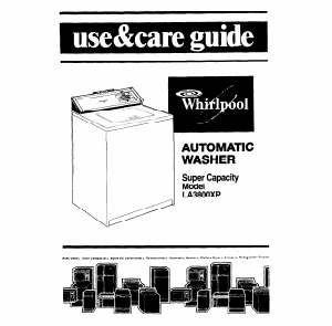 Bruksanvisning Whirlpool LA3800XP Tvättmaskin
