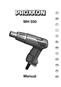 Bruksanvisning Proxxon MH 550 Varmluftpistol