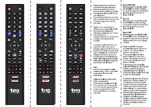 Manual de uso TM Electron TMURC503 Control remoto