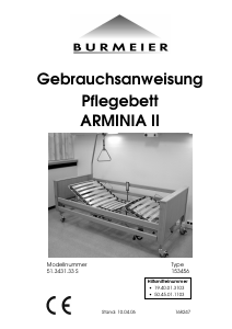 Bedienungsanleitung Burmeier Arminia II Krankenbett