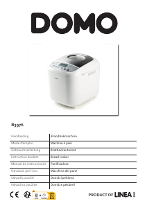 Manual de uso Domo B3976 Máquina de hacer pan