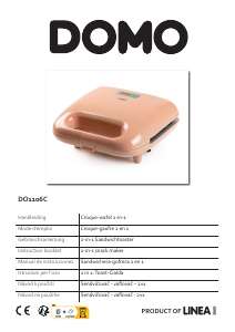 Manual Domo DO1106C Contact Grill