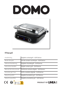 Manual Domo DO9249G Contact Grill