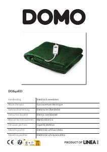 Bedienungsanleitung Domo DO640ED Elektrische heizdecke