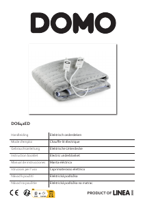 Bedienungsanleitung Domo DO642ED Elektrische heizdecke