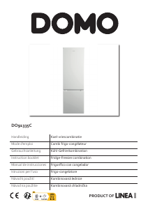 Bedienungsanleitung Domo DO91335C Kühl-gefrierkombination