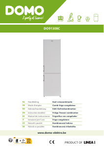 Bedienungsanleitung Domo DO91308C Kühl-gefrierkombination