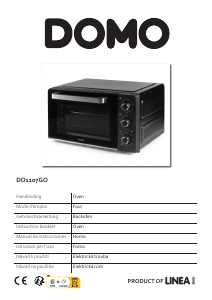 Handleiding Domo DO1107GO Oven